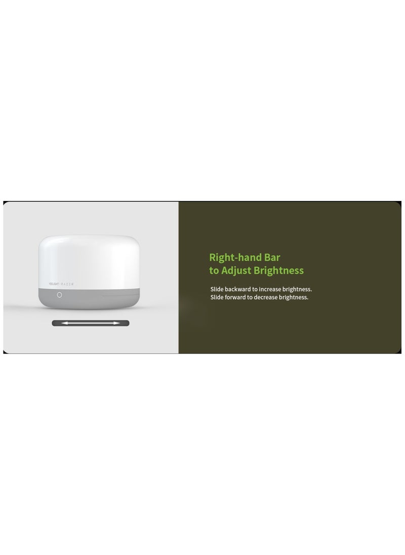 Yeelight - Yeelight x Razer LED Smart Lamp D2 White | Works with OK Google, Alexa, SmartThings, Apple Homekit, Razer Chroma RGB | Music Sync | Smart and Gaming Control | Flowing 16 Million Colors - Image 1