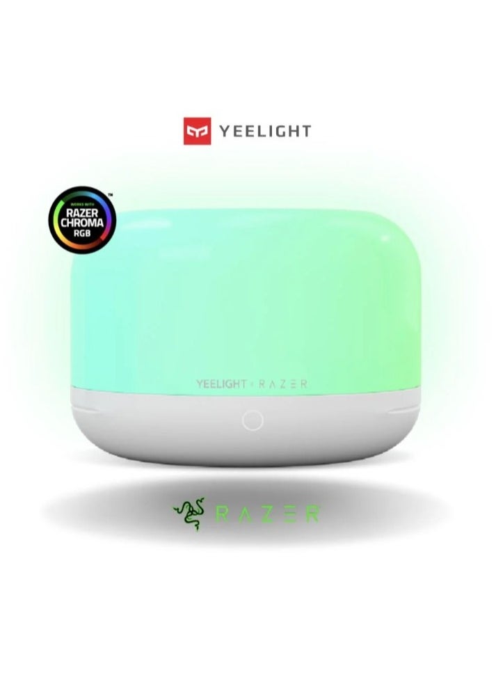Yeelight Yeelight x Razer LED Smart Lamp D2 White | Works with OK Google, Alexa, SmartThings, Apple Homekit, Razer Chroma RGB | Music Sync | Smart and Gaming Control | Flowing 16 Million Colors  - Image 1