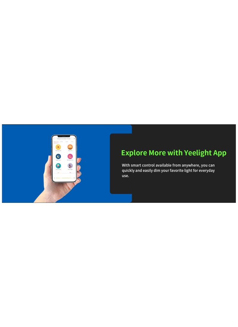 Yeelight - Yeelight x Razer LED Smart Lamp D2 White | Works with OK Google, Alexa, SmartThings, Apple Homekit, Razer Chroma RGB | Music Sync | Smart and Gaming Control | Flowing 16 Million Colors - Image 1