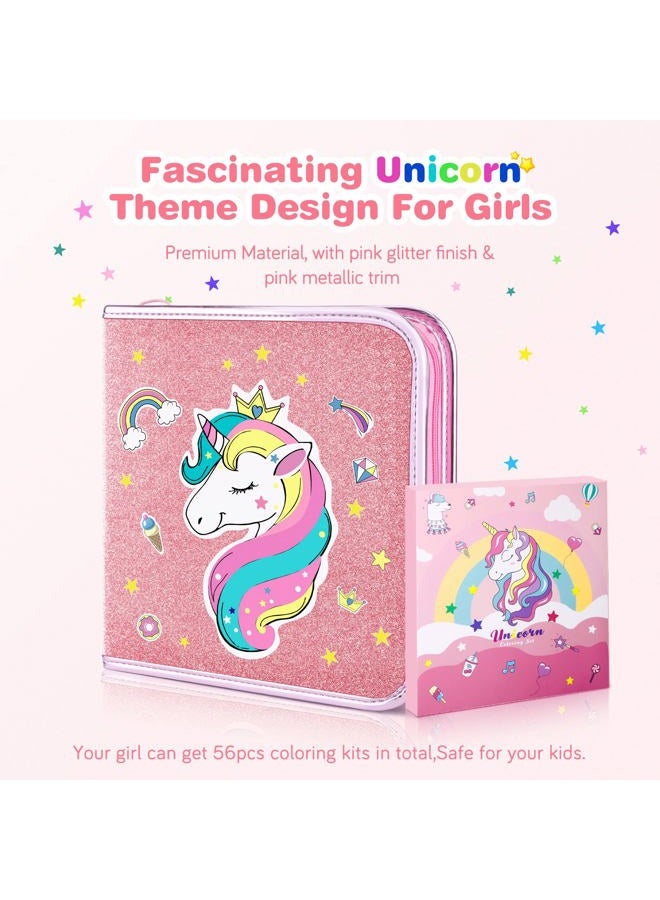 MAIGOZON Fruit Scented Markers Set with Unicorn Pencil Case - Image 4