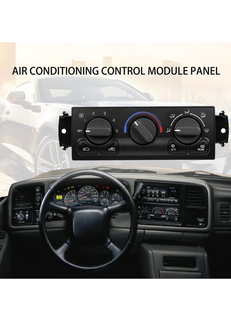 Excefore - 599-218 Climate Control Module Compatible with1999-2002 Chevy Tahoe Avalanche Suburban Silverado 1500 2500 3500 HD, GMC Yukon Sierra 1500 2500 3500 HD Front HVAC Air Conditioning Control Panel Switch - Image 1