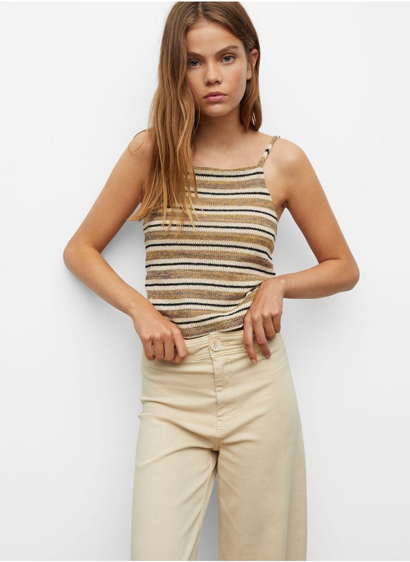 MANGO - Youth Striped Cami Top - Image 1