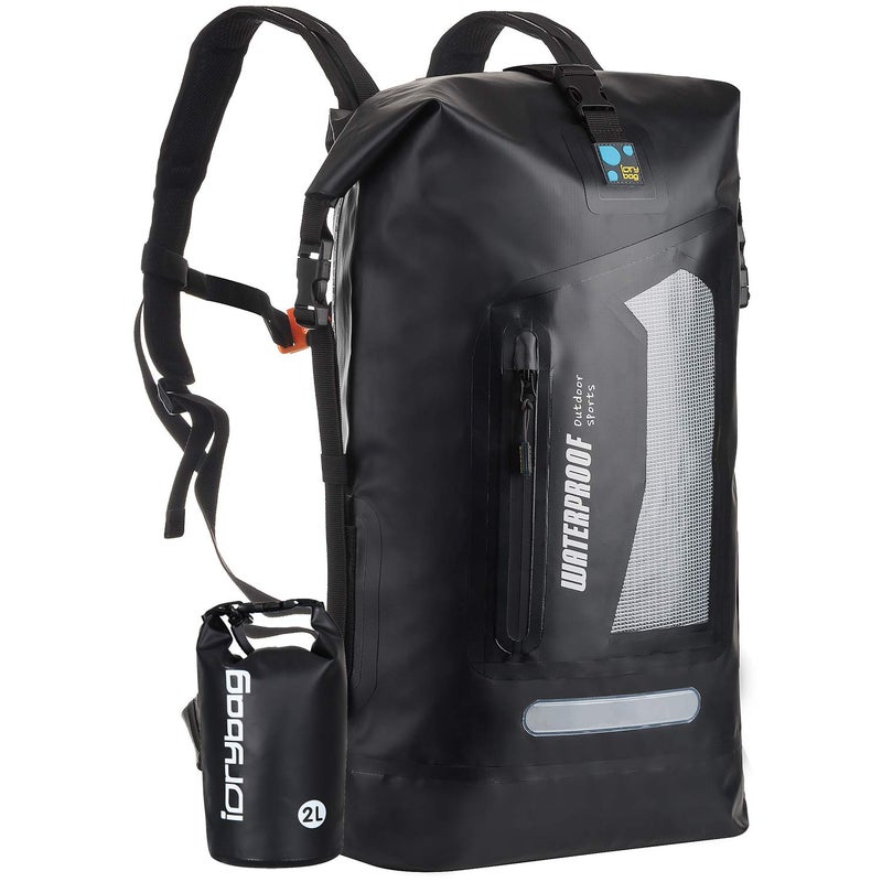 IDRYBAG Waterproof Backpack Dry Bag 20L/30L/40L, Floating Dry Backpack Waterproof for Men, Dry Sack Waterproof Bag for Kayak - Image 1