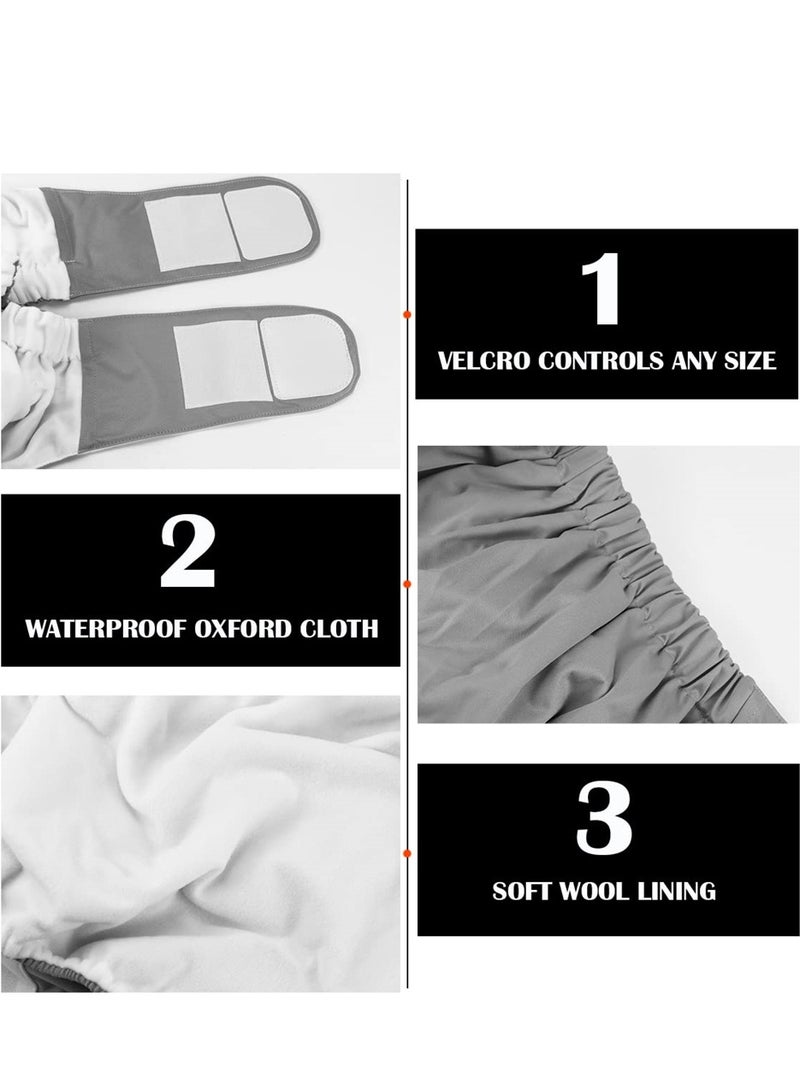 SYOSI Reusable Cloth Diaper Adjustable and Waterproof Elderly Incontinence Protection Nappies Underwear with Maximum Absorbency for Incontinence Care Elderly Pregnant Disabled  - Image 3