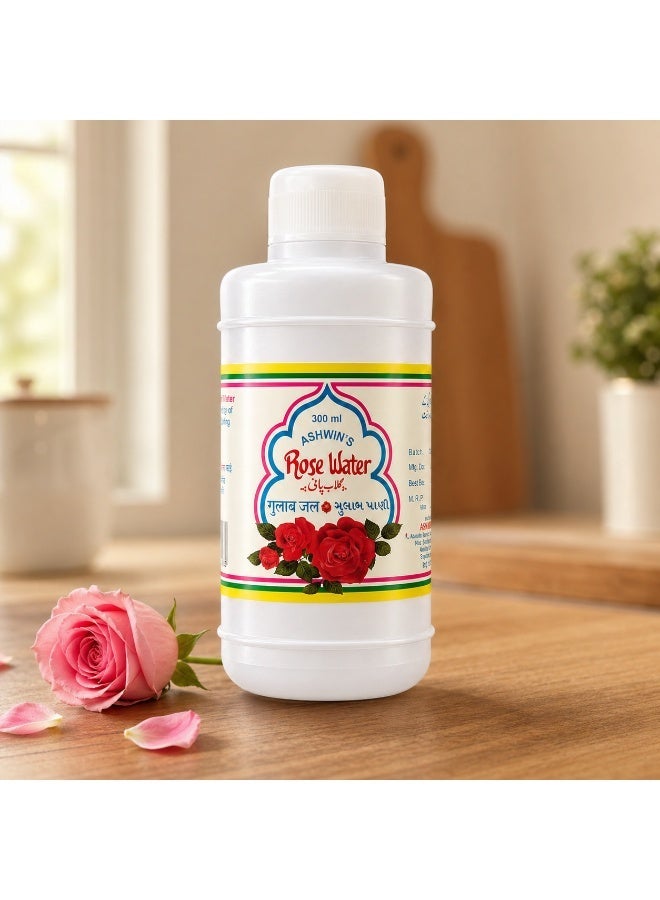 ASHWIN'S Rose Water 300ml - Image 4