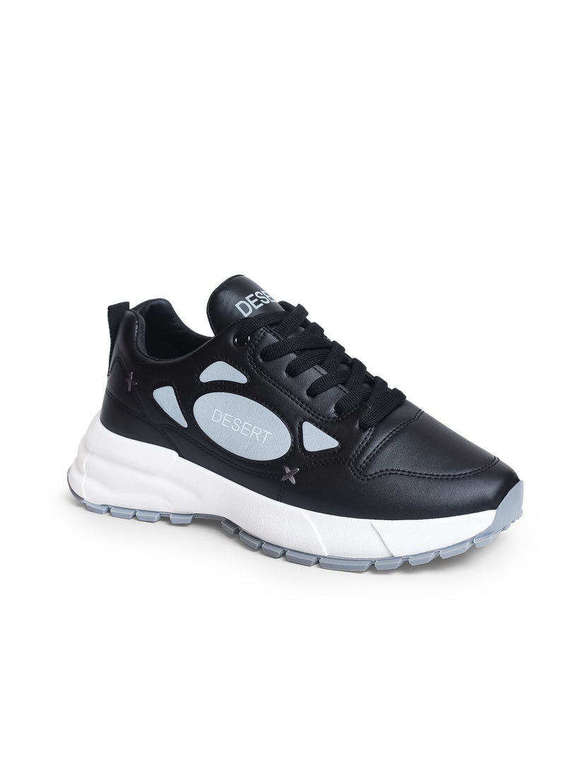 Desert Chaunky Sole Fashion Lace-up Sneakers For Men - Image 1