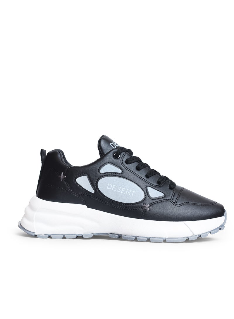 Desert Chaunky Sole Fashion Lace-up Sneakers For Men - Image 2