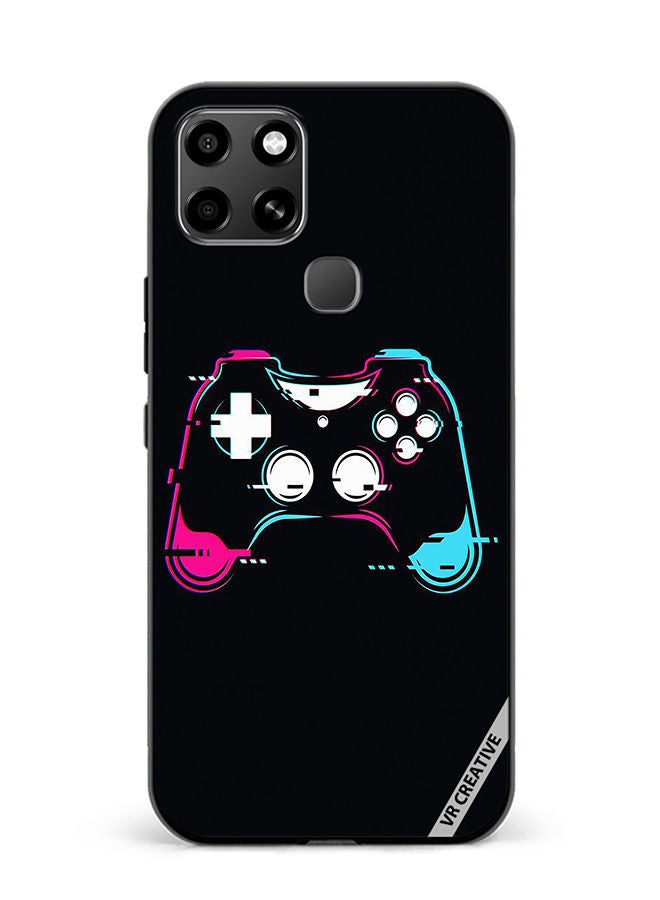 VR CREATIVE Protective Case Cover For Infinix Smart 6 Controller Setup Ps5 Ps4 Design Multicolour - Image 1