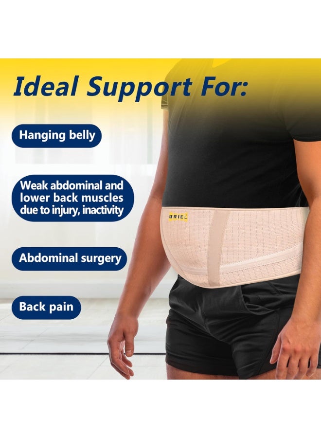 URIEL Abdominal Belt for Hanging Belly - Abdominal Binder for Post-surgery, Men, Women, Belly Binder, Belly Support, Band Waist, Binder After Tummy Tuck Surgery, Obese Belly Support, Abdominal Wrap XL - Image 5