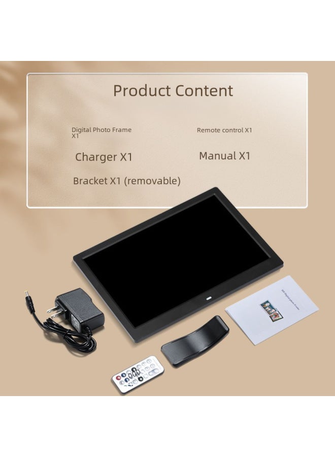 17-inch High-definition 1080p Digital Photo Frame Led Display Lcd Screen Wall-mounted Picture Advertising Machine-Color:17 Inch White (with Hdmi Interface)  - Image 4