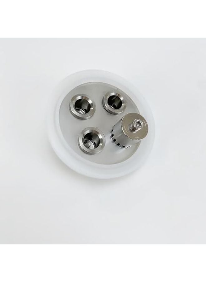 3 Inch Stainless Steel 304 Bubble Plate Set with Double Card Slot Gasket - Image 3
