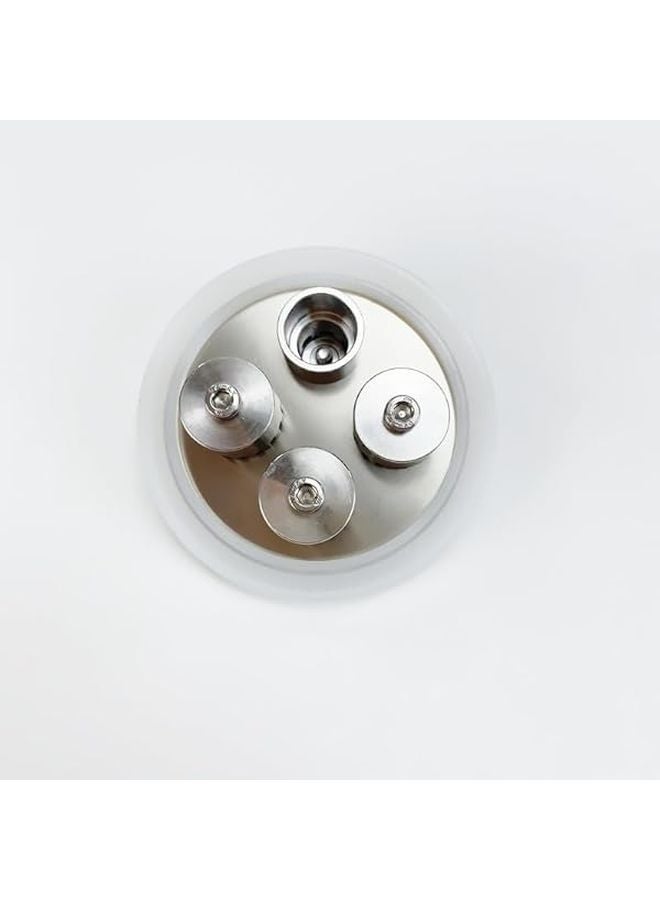 3 Inch Stainless Steel 304 Bubble Plate Set with Double Card Slot Gasket - Image 4