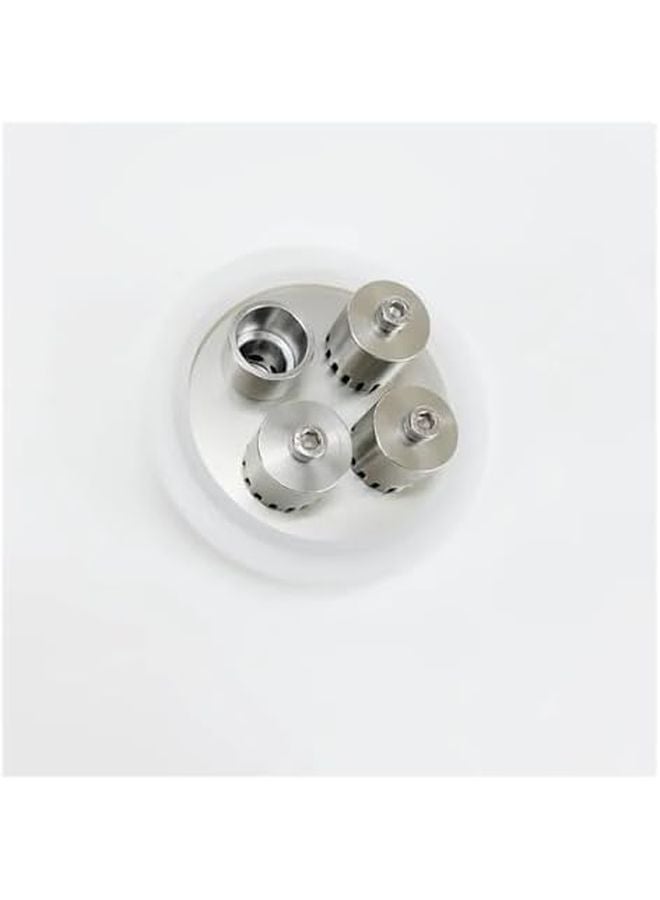 3 Inch Stainless Steel 304 Bubble Plate Set with Double Card Slot Gasket - Image 2