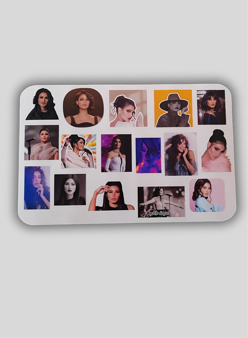 Generic Singer Umaima Talib stickers for mobile 