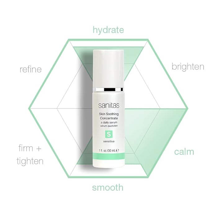 Sanitas Skincare Skin Soothing Concentrate, Calming, Protective Serum, Vitamin E, Apple Stem Cells, 1 Ounce - Image 4