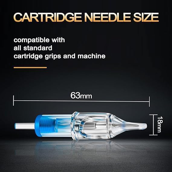 SHIELD PLUS Tattoo Cartridge Needles SHIELD PLUS Professional Tattoo Cartridge for Lining Filling Shading Compatible with all type of Cartridge Machine 7RLRound Liner 10 count - Image 3