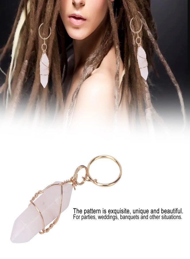 Entatial Braids Jewelry, Dreadlock Crystal Shaped 10 Pcs Hair Accessories Decorative for Braids for Women(XK-1) - Image 4