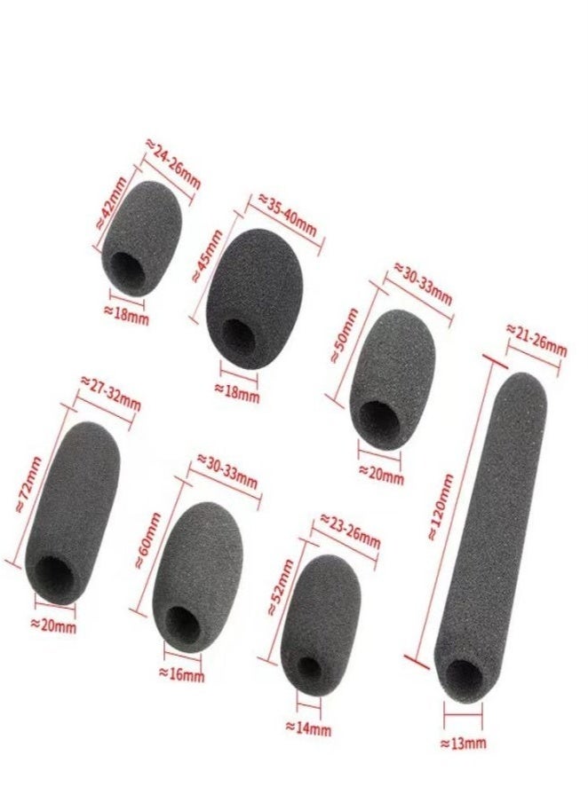 5 PCS M6 Conference Microphone Windproof Sponge Foam Cover (60mm)  - Image 2