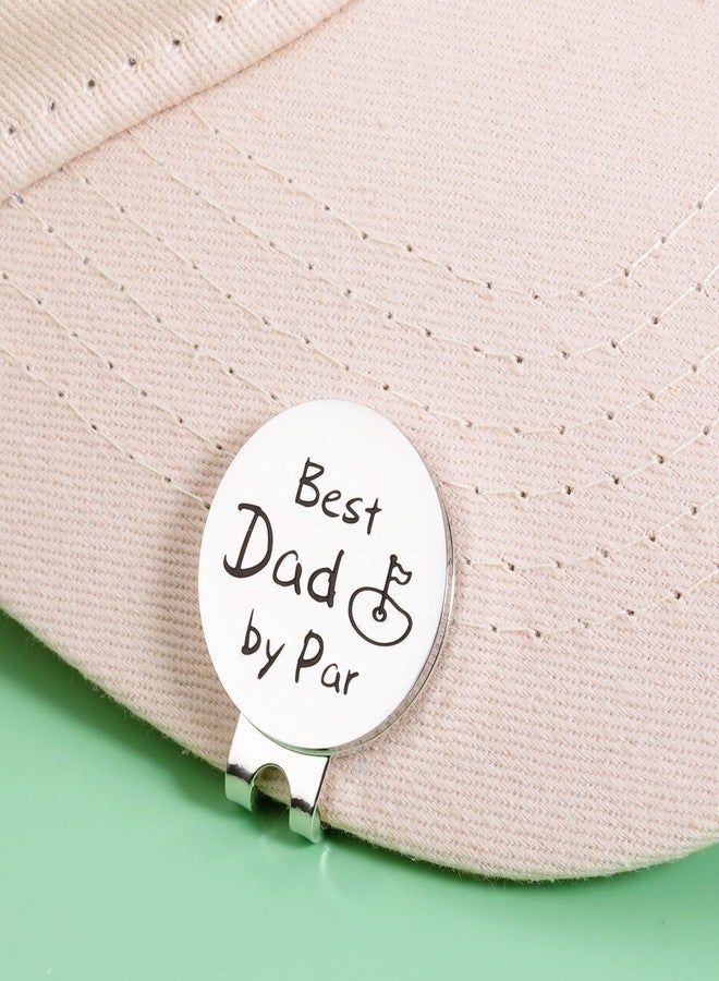 Raddimelo Golf for Dad, Best Dad by Par for Daddy Husband Boyfriend Stepdad Father in Law from Daughter Son, Best Papa by Par Golf Ball Marker for Papa Men Golfers Birthday Gift - Image 4