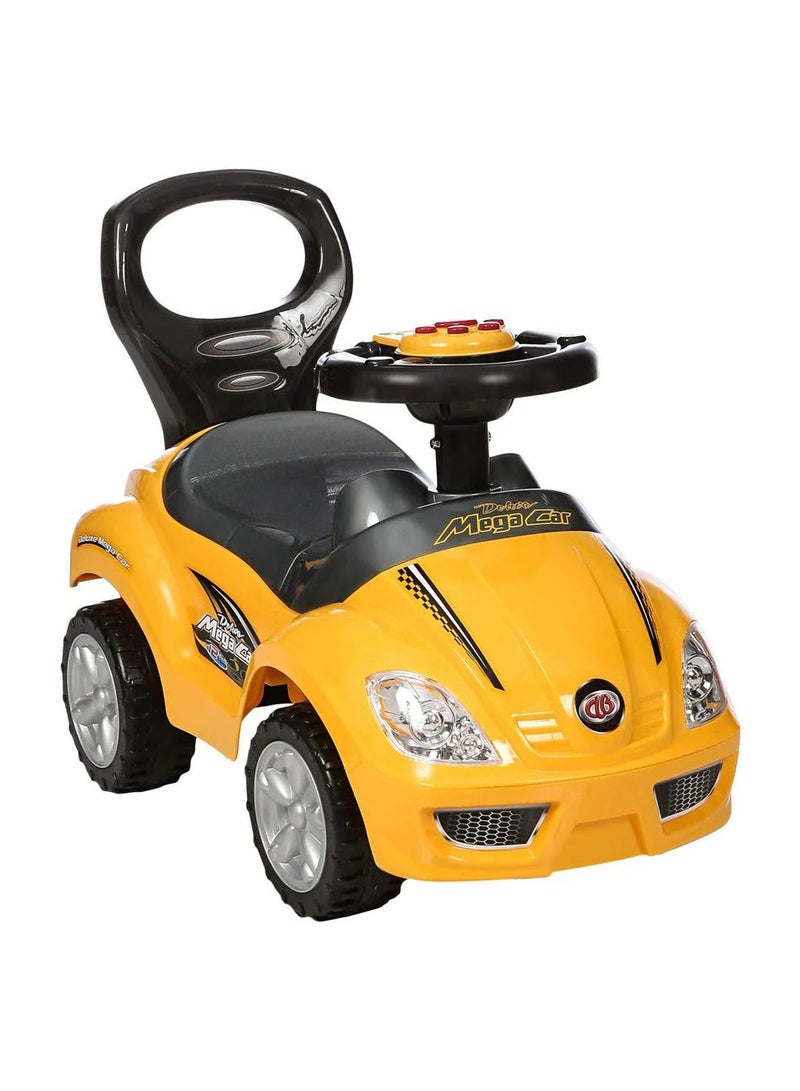 Amsham Toys Mega Car Rideon Pusher Car - Yellow - Image 1