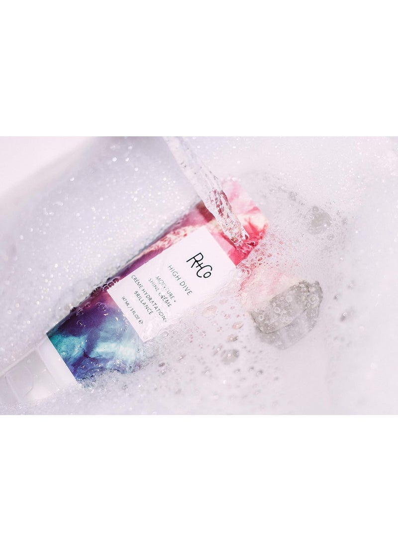 R+Co High Dive Moisture and Shine CrÃ¨me | Deep Hydration + Softens + Eliminates Frizz | Vegan + Cruelty-Free | 5 Oz - Image 4