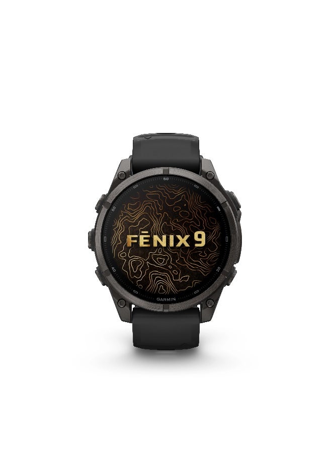 جارمين Garmin Fenix  9 - 47 mm - Gray Gray - Image 5