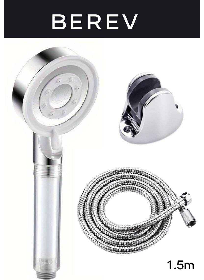 Filtered 5 Function Chrome High Pressure Adjustable Shower Head Set with 150 cm Hose Joint - pzsku/Z416C507D33F29FB1961FZ/45/_/1730759119/c5c1b708-0cd2-4f77-8f45-411e34f38b50