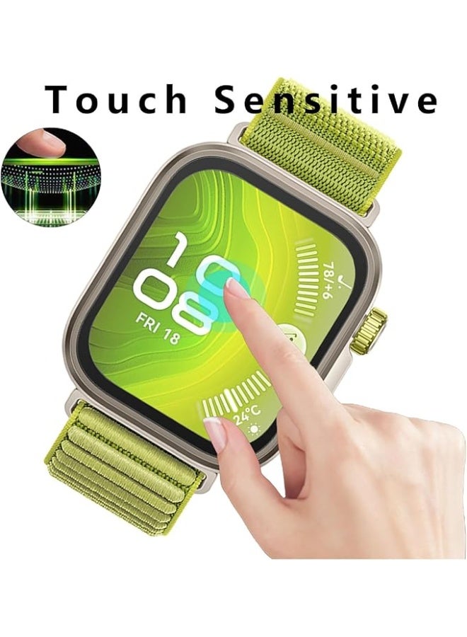 [3 Pack]PET Screen Protector For HUAWEI Watch Fit 4 Pro (2025), Anti-Scratch Ultra-thin Clear PMMA Curved Protective Film Cover Accessories For Huawei Fit 4Pro - Image 3