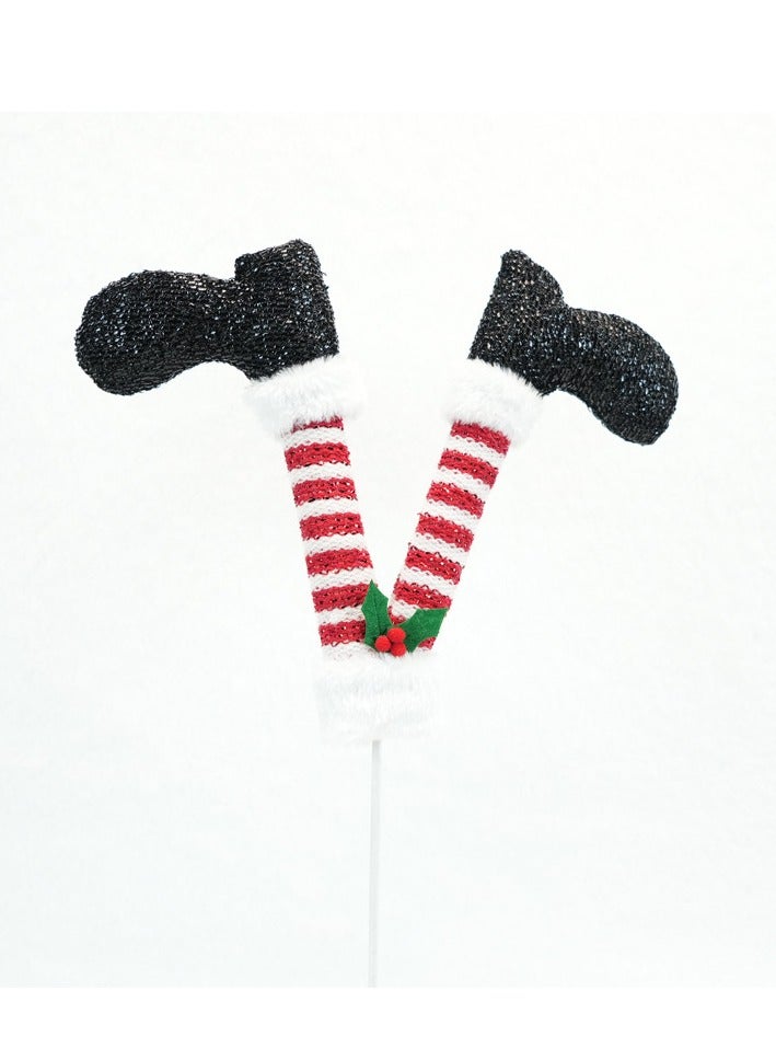 indoor fireplace hanging feet decoration party supplies D