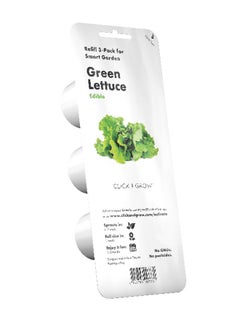 CLICK AND GROW 3Piece Edible Green Lettuce Plant Pod Set SGR32X3  - Image 1