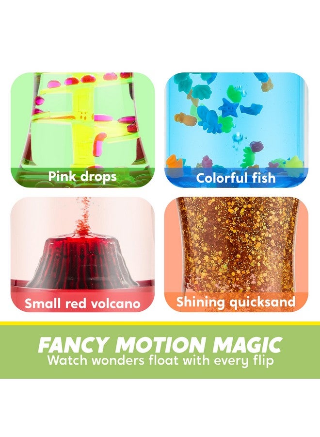 JOYIN 4-Pack Fidget Tubes For Kids, Sensory Tubes, Stress Relief Toy, Speech Therapy Materials, Calming Toys For Children With Autism, Calm Down Corner Supplies, Presents For Toddlers - Image 5