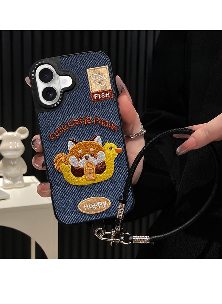 【17 Pro Max غطاء الهاتف】باستخدام حرفة التطريز التقليدية، يتم إنتاجه بدقة بـ 700,000 غرزة. يتميز بتصميم مقاوم للانزلاق، ومضاد للسقوط، ومقاوم للصدمات، بالإضافة إلى خاصية مقاومة البهتان. - Image 3