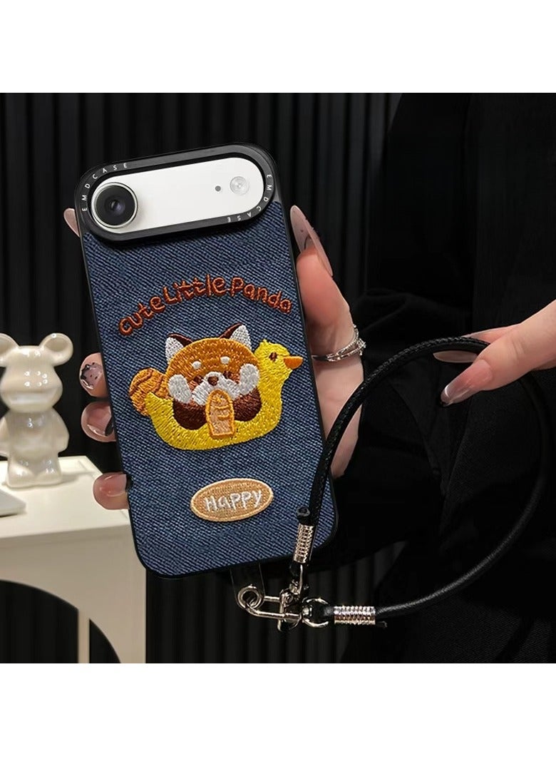 【17 Pro Max غطاء الهاتف】باستخدام حرفة التطريز التقليدية، يتم إنتاجه بدقة بـ 700,000 غرزة. يتميز بتصميم مقاوم للانزلاق، ومضاد للسقوط، ومقاوم للصدمات، بالإضافة إلى خاصية مقاومة البهتان. - Image 2