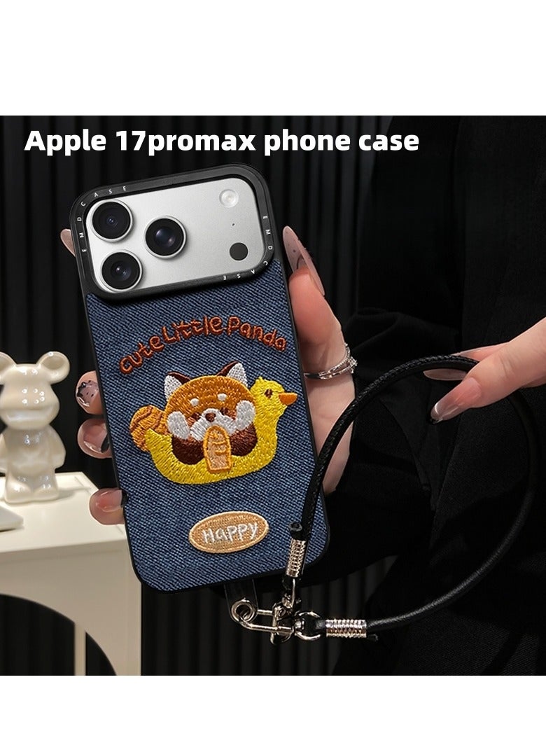 【17 Pro Max غطاء الهاتف】باستخدام حرفة التطريز التقليدية، يتم إنتاجه بدقة بـ 700,000 غرزة. يتميز بتصميم مقاوم للانزلاق، ومضاد للسقوط، ومقاوم للصدمات، بالإضافة إلى خاصية مقاومة البهتان. - Image 1