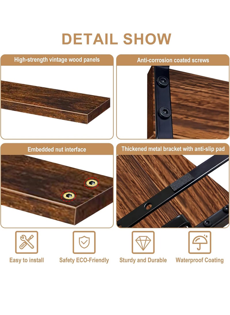 Uwals Wooden Display Riser Stand, 4 Tier Perfume Organizer Tiered Cologne Organizer for Men, Spice Rack Organizer, Display Shelf for Perfume, Party, Makeup, Spice, Figure, Dolls Collection - Image 4