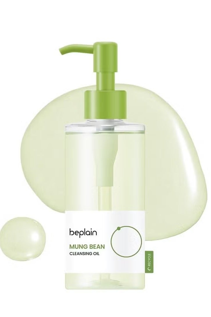 beplain Mung Bean Cleansing Oil(6.76fl.oz/200ml)| Fragrance-Free | Non-Comedogenic Tested| Makeup Blackhead Remover & Deep Pore Cleanser| Suitable for Sensitive Skin| Double Cleansing Korean Skincare - Image 1
