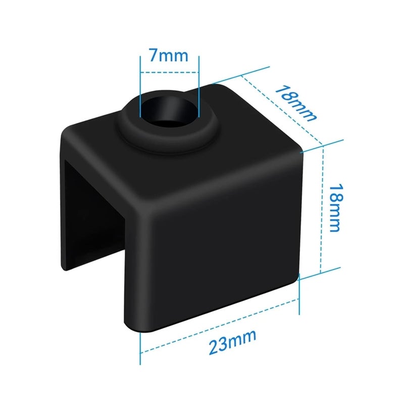 5PC Silicone Socks Heating Block Cover Kit For Creality Ender 3 V2 4 4 Pro 3D Printer Parts - Image 3