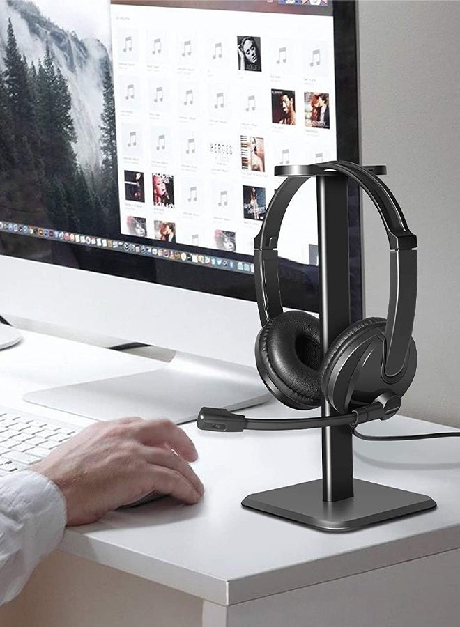 DUNISO Type C  Headset with Mic, Wired Over Ear Headphone for Call Center, Noise Cancelling Microphone , Ear Mask Filler with High Quality Sponge , Volume Control,Comfortable Wearing Design for PC,Online Class,Office - Image 5