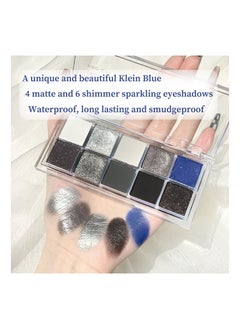 Matte Glitter Eyeshadow Palette, Long Lasting Eye Shadows Natural Blendable Make-Up Smokey Eye Shadow Pallets Ultra Pigmented Eyeshadow Makeup Palette for Girls Women(Silver Horned King) - pzsku/Z416C8E10477B5038DC95Z/45/_/1698664600/28679e37-6396-44a5-832d-157c1bb4be0f