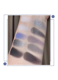 Matte Glitter Eyeshadow Palette, Long Lasting Eye Shadows Natural Blendable Make-Up Smokey Eye Shadow Pallets Ultra Pigmented Eyeshadow Makeup Palette for Girls Women(Silver Horned King) - pzsku/Z416C8E10477B5038DC95Z/45/_/1698664601/7adb1860-e855-4e3d-95e3-fd7aea65acc0