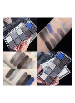 Matte Glitter Eyeshadow Palette, Long Lasting Eye Shadows Natural Blendable Make-Up Smokey Eye Shadow Pallets Ultra Pigmented Eyeshadow Makeup Palette for Girls Women(Silver Horned King) - pzsku/Z416C8E10477B5038DC95Z/45/_/1698664602/45afcee3-1b3a-49fd-8281-99eee2a8b216