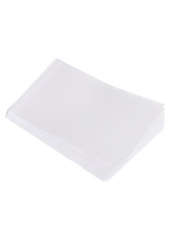 L Type Folders 24 Pack A5 Plastic Clear Document Folder File Jacket Sleeves Project Pockets White