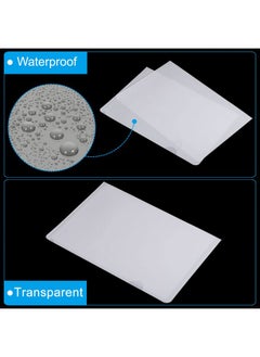 PATIKIL L Type Folders 24 Pack A5 Plastic Clear Document Folder File Jacket Sleeves Project Pockets White  - Image 4