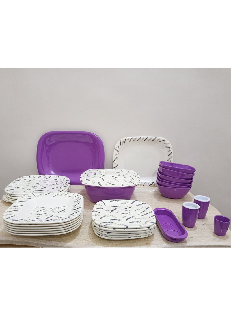 المنار طقم ميلامين المنار 2 لون 38 ق - Image 2