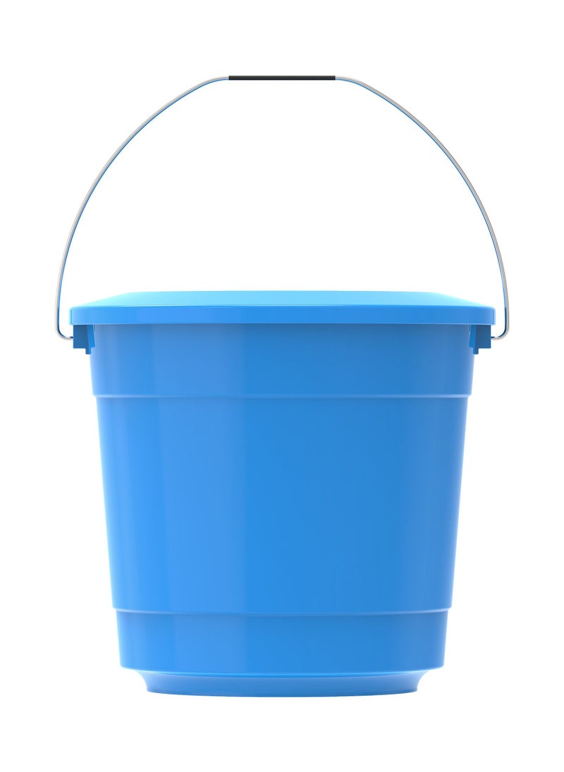 Cosmoplast 10L With Lid Bucket And Handle (Blue)  - Image 2