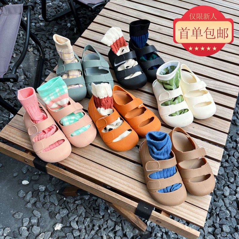Boys And Girls Sandals Igor Same Style Velcro Baby Toddler Beach Shoes Children Soft Bottom Jelly Shoes - Image 2