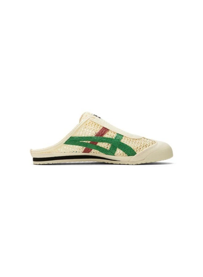 Onitsuka Tiger Onitsuka Tiger MEXICO 66 SABOT Summer Casual Slide Sandals - Beige/Green/Red  - Image 1