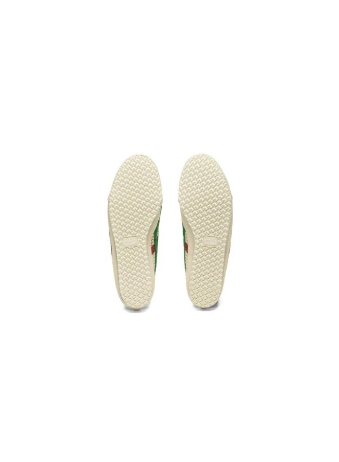 Onitsuka Tiger MEXICO 66 SABOT Summer Casual Slide Sandals - Beige/Green/Red - Image 5