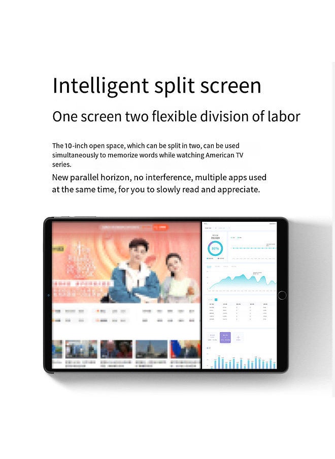 Generic - 10.1-inch Business tablet MTK6592 processor 1280 x 800 resolution Android 5.1 gray - Image 1