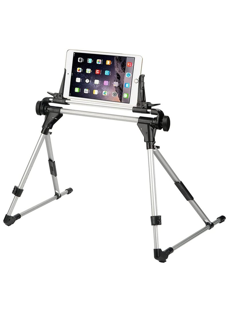 Holder for Bed Sofa Desk , Foldable Tablet Stand Holder Fit for iPad iPhone Cellphone Tablet Kindle, Aluminum - Image 1